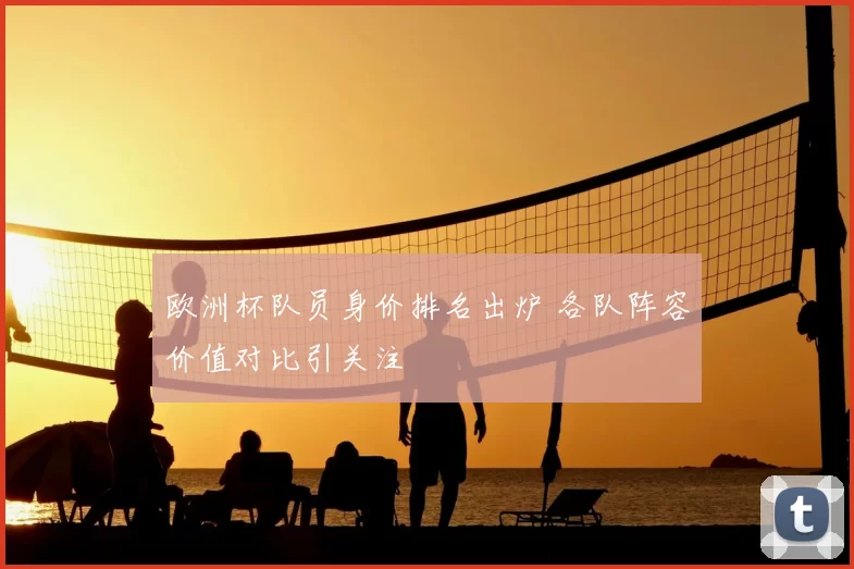 欧洲杯队员身价排名出炉 各队阵容价值对比引关注