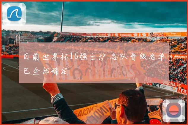 目前世界杯16强出炉 各队晋级名单已全部确定