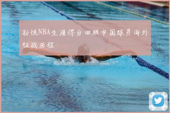 孙悦NBA生涯得分回顾中国球员海外征战历程